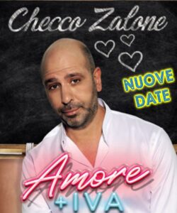 Checco Zalone - AMORE + IVA - aprile 2023 - PalaPartenope - Napoli - Spettacoli Napoli