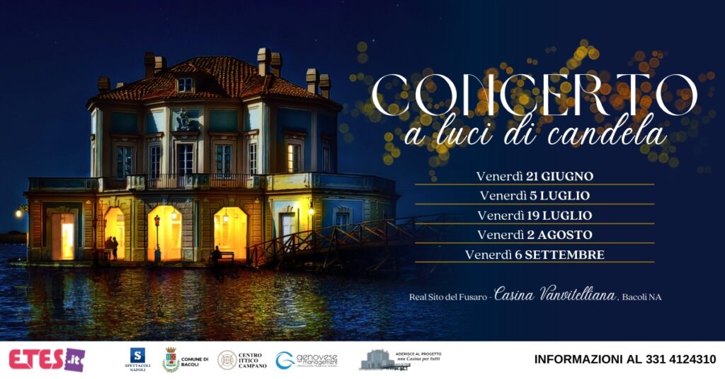 concerto a luci di candela - copertina - casina vanvitelliana 2024