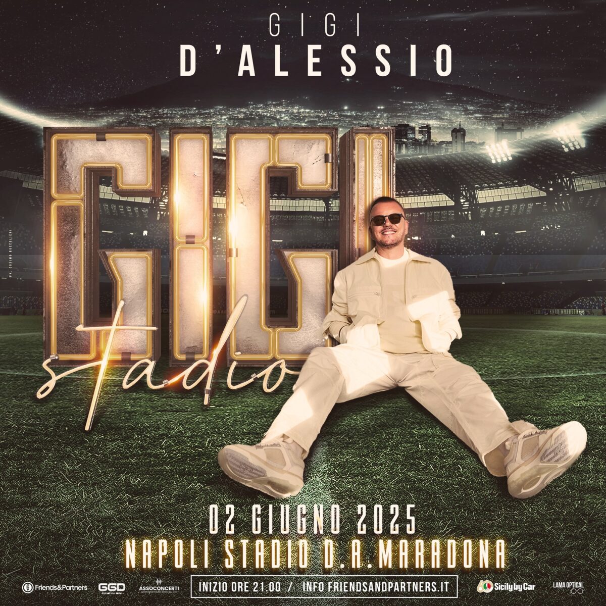 gigi d'alessio stadio maradona 2025 napoli