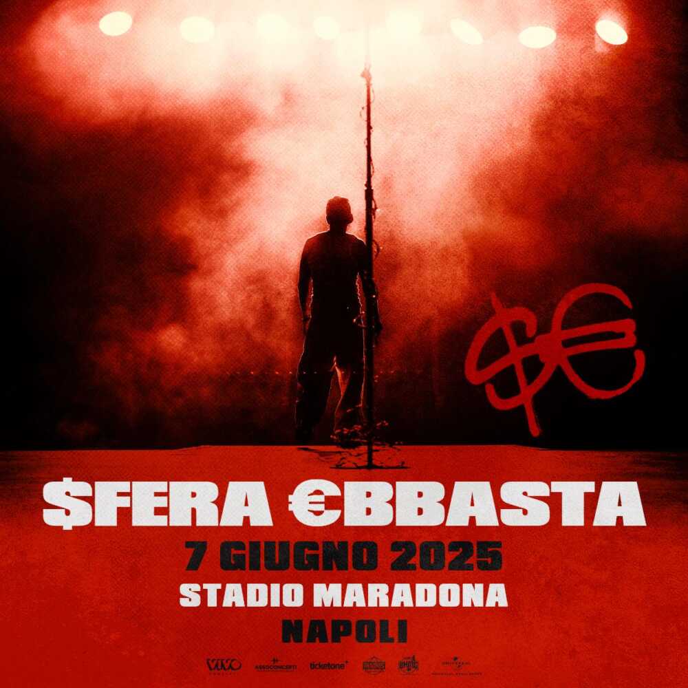 sfera ebbasta stadio maradona 2025